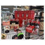 LOT OF MIXED COCA COLAR BOTTLES / MARBLES ETC