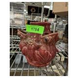VINTGE JAPANESE POTTERY FROG VASE