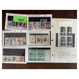 LARGE LOT OF MIXED STAMPS / BLOCK