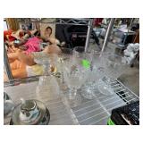 LOT OF 7 CRYSTAL GOBLETS