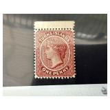 TURKS IS MINT OG 1884 VICTORIA ISSUE STAMP