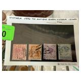 1886-90 ANTIQUE QUEEN VICTORIA ISSUES STAMPS
