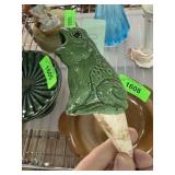VINTAGE FROG CERAMIC WATERING SPIKE