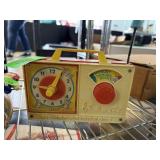 VINTAGE FISHER PRICE CLOCK RADIO