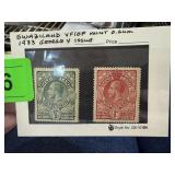 SWAZILAND MINT OG 1933 GEORGE V ISSUE STAMPS