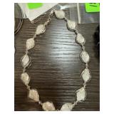STERLING SILVER MURANO GLASS NECKLACE