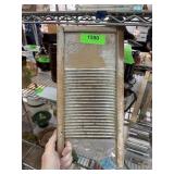 ANTIQUE ZIP WASHBOARD WASH BOARD