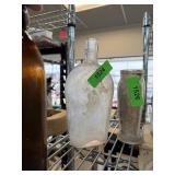 LARGE ANTIQUE GLASS BOTTLE