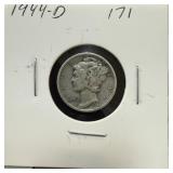 1944-D MERCURY SILVER DIME 1944-D MERCURY SILVER DIME