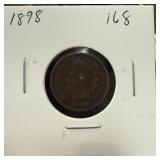 1898 INDIAN HEAD PENNY CENT 1898 INDIAN HEAD PENNY CENT