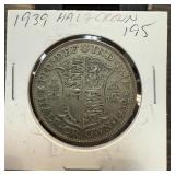 1939 SILVER HALF CROWN 1939 SILVER HALF CROWN