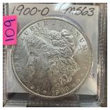 1900-0 MORGAN SILVER DOLLAR BETTER GRADE 1900-0 MORGAN SILVER DOLLAR BETTER GRADE