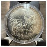 $5 DISCOVERY OF AMERICA PROOF LIBERIA COIN $5 DISCOVERY OF AMERICA PROOF LIBERIA COIN