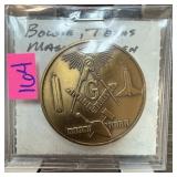 BOWIE TEXAS FREEMASON COIN / TOKEN BOWIE TEXAS FREEMASON COIN / TOKEN