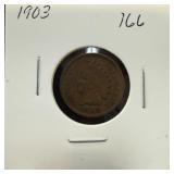 1903 INDIAN HEAD PENNY CENT 1903 INDIAN HEAD PENNY CENT