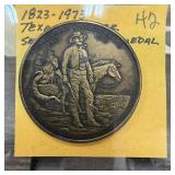 1973 TEXAS RANGER SESQUICENTENNIAL MEDAL 1973 TEXAS RANGER SESQUICENTENNIAL MEDAL