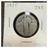 1925 STANDING LIBERTY SILVER QUARTER 1925 STANDING LIBERTY SILVER QUARTER