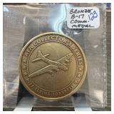 BRONZE B-17 COMMEMORATIVE MEDAL BRONZE B-17 COMMEMORATIVE MEDAL