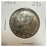 1966 JFK SILVER HALF DOLLAR 1966 JFK SILVER HALF DOLLAR