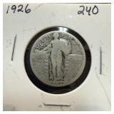 1926 STANDING LIBERTY SILVER QUARTER 1926 STANDING LIBERTY SILVER QUARTER