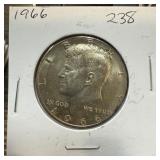 1966 JFK SILVER HALF DOLLAR HIGH GRADE 1966 JFK SILVER HALF DOLLAR HIGH GRADE