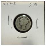1917-S MERCURY SILVER DIME 1917-S MERCURY SILVER DIME