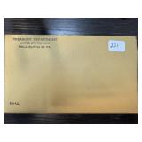 1961 PROOF SILVER COIN SET FLAT PACK SEALED 1961 PROOF SILVER COIN SET FLAT PACK SEALED
