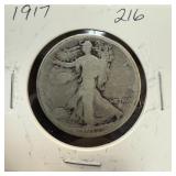 1917 WALKING LIBERTY SILVER HALF DOLLAR 1917 WALKING LIBERTY SILVER HALF DOLLAR