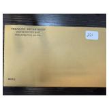 1961 PROOF SILVER COIN SET FLAT PACK SEALED 1961 PROOF SILVER COIN SET FLAT PACK SEALED