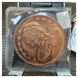 CAPPED BUST COPPER BULLION ROUND CAPPED BUST COPPER BULLION ROUND