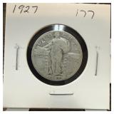 1927 STANDING LIBERTY SILVER QUARTER 1927 STANDING LIBERTY SILVER QUARTER
