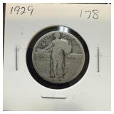 1929 STANDING LIBERTY SILVER QUARTER 1929 STANDING LIBERTY SILVER QUARTER