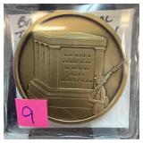 TOMB OF THE UNKNOWN SOLDIER BRONZE COIN TOMB OF THE UNKNOWN SOLDIER BRONZE COIN