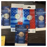 5 PIECE UNC STATE QUARTERS HALLMARK AMER SPIRIT 5 PIECE UNC STATE QUARTERS HALLMARK AMER SPIRIT