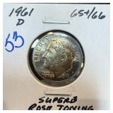 1961-D ROOSEVELT SILVER DIME 1961-D ROOSEVELT SILVER DIME