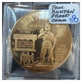 PAUL BUNYAN PROOF COMMEMORATIVE COIN PAUL BUNYAN PROOF COMMEMORATIVE COIN