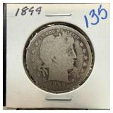 1899 BARBER SILVER QUARTER 1899 BARBER SILVER QUARTER
