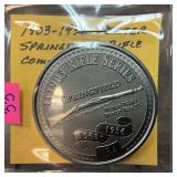SPRINGFIELD RIFLE COMMEMORATIVE COIN TOKEN SPRINGFIELD RIFLE COMMEMORATIVE COIN TOKEN