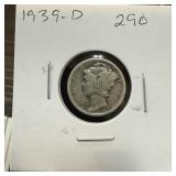 1939-D MERCURY SILVER DIME 1939-D MERCURY SILVER DIME
