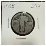 1928 STANDING LIBERTY SILVER QUARTER 1928 STANDING LIBERTY SILVER QUARTER