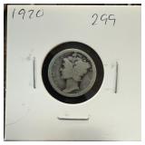 1920 MERCURY SILVER DIME 1920 MERCURY SILVER DIME