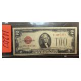 1928-G $2 RED SEAL CURRENCY NOTE