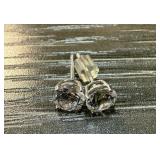STERLING SILVER TOPAZ EARRINGS