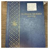BUFFALO NICKEL COIN ALBUM HIGH CAT NEAR FULL SET