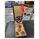 VINTAGE MEDEAL / RIBBONS GOOD CONDUCT MEDAL