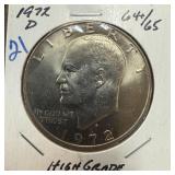 1972-D IKE DOLLAR HIGH GRADE