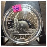 1986 PROOF CLAD LIBERTY HALF DOLLAR