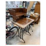 ANTIQUE 1850S WHEELER & WILSON SEWING CABINET NOTE