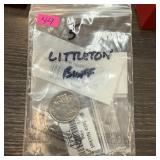LOT OF 5 LITTLETON BUFFALO NICKELS
