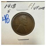 1918-S WHEAT PENNY CENT